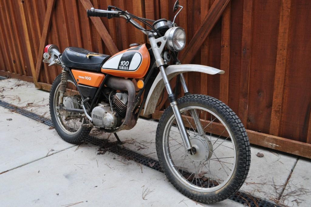 1975 Vintage Yamaha DT100 Enduro Barn Find