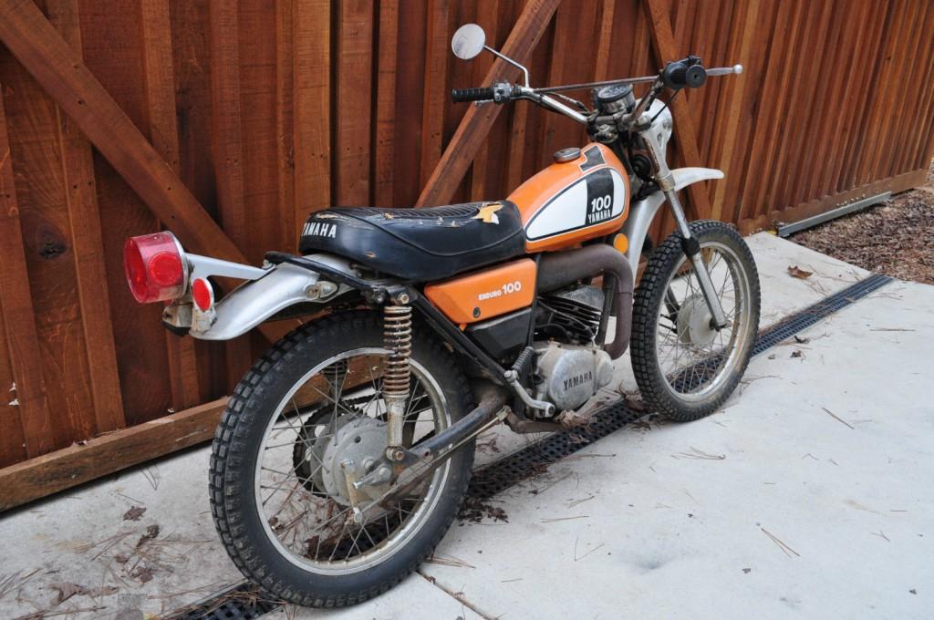 1975 Vintage Yamaha DT100 Enduro Barn Find