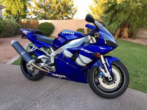 2000 Yamaha R1 Blue All Stock 1000cc Very Low Miles for sale