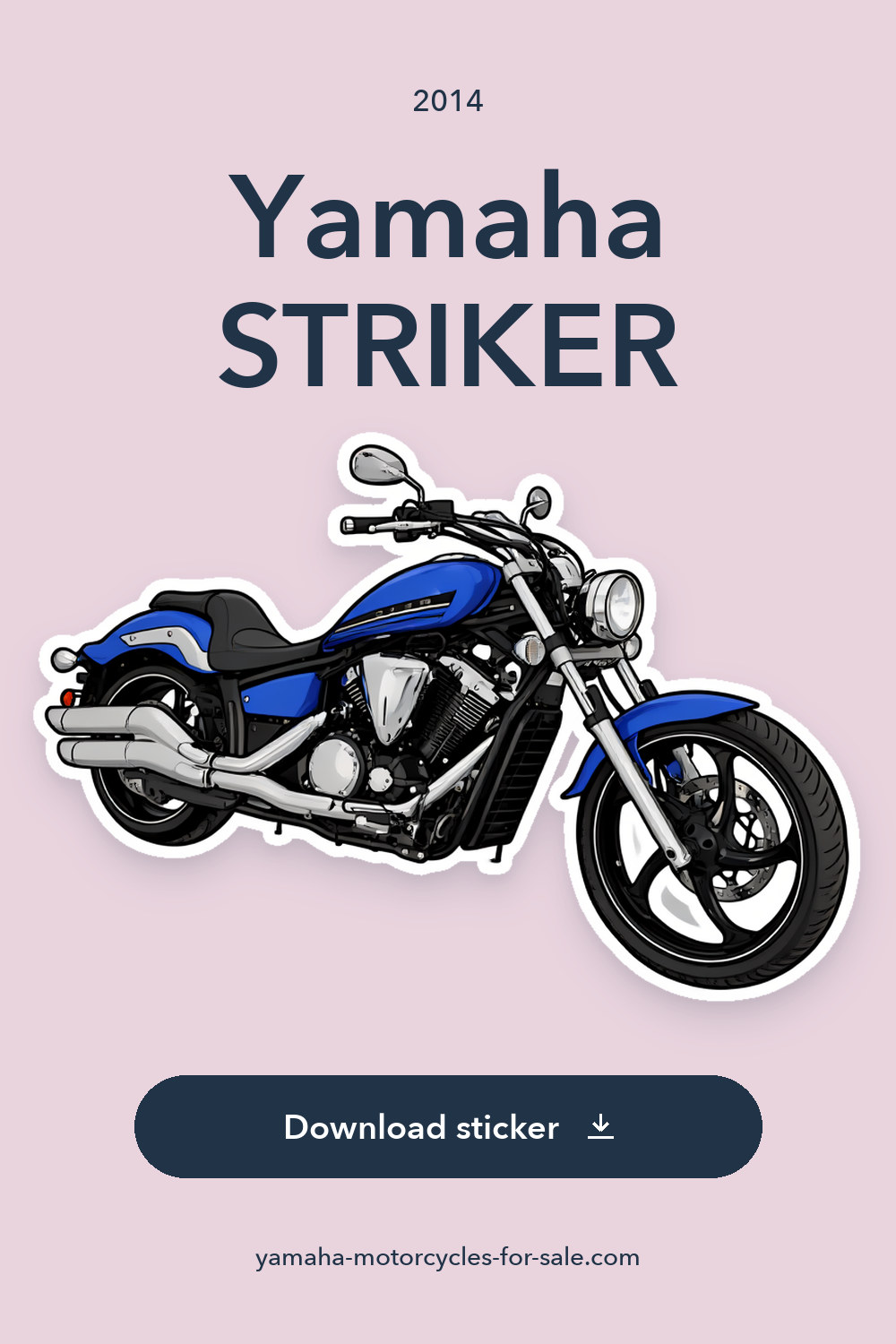 2014 Yamaha STRIKER sticker preview
