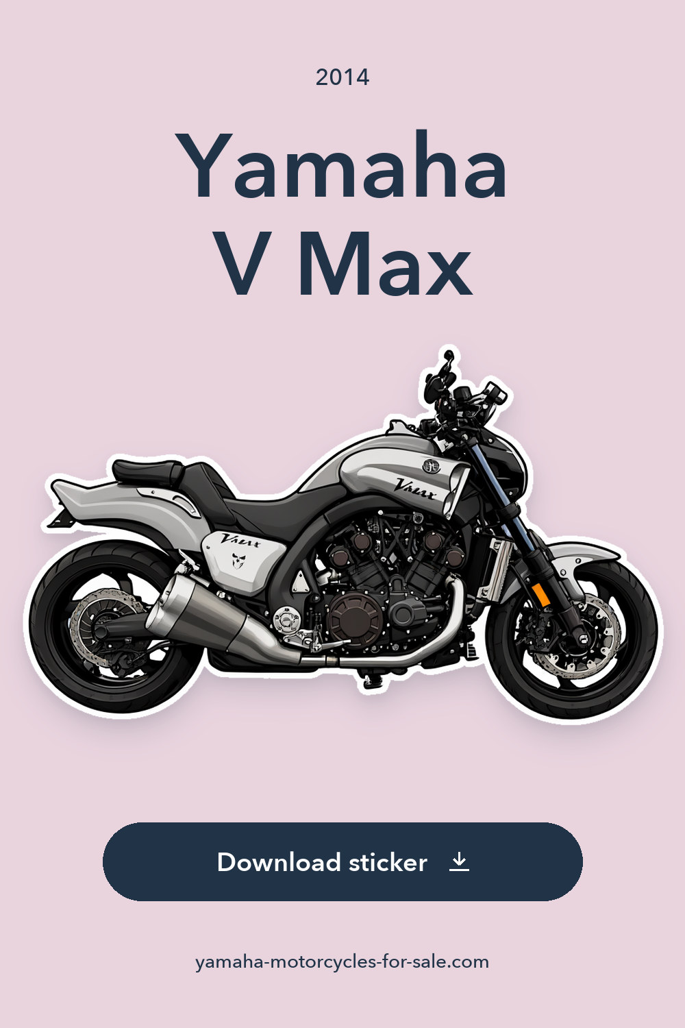 2014 Yamaha V Max sticker preview