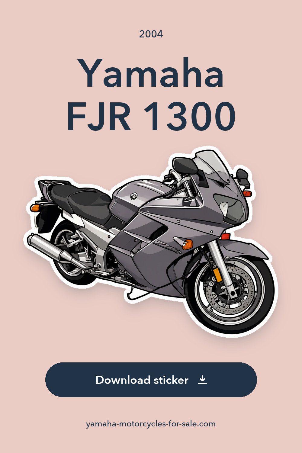 2004 Yamaha FJR 1300 sticker preview