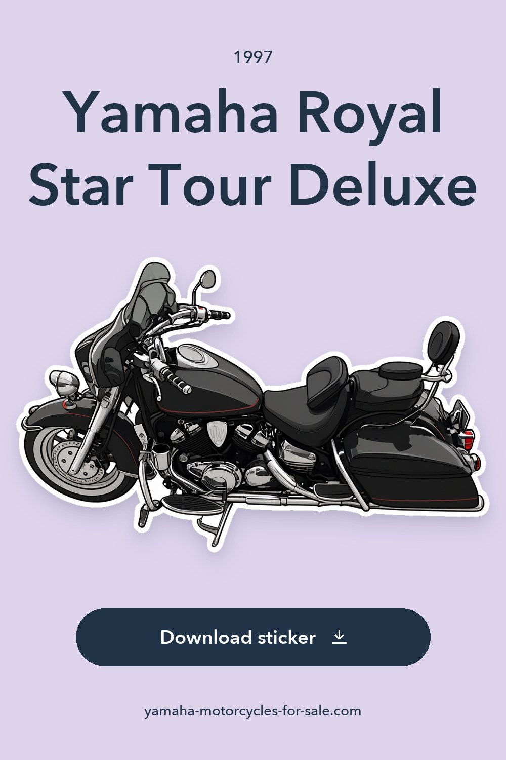 1997 Yamaha Royal Star Tour Deluxe sticker preview