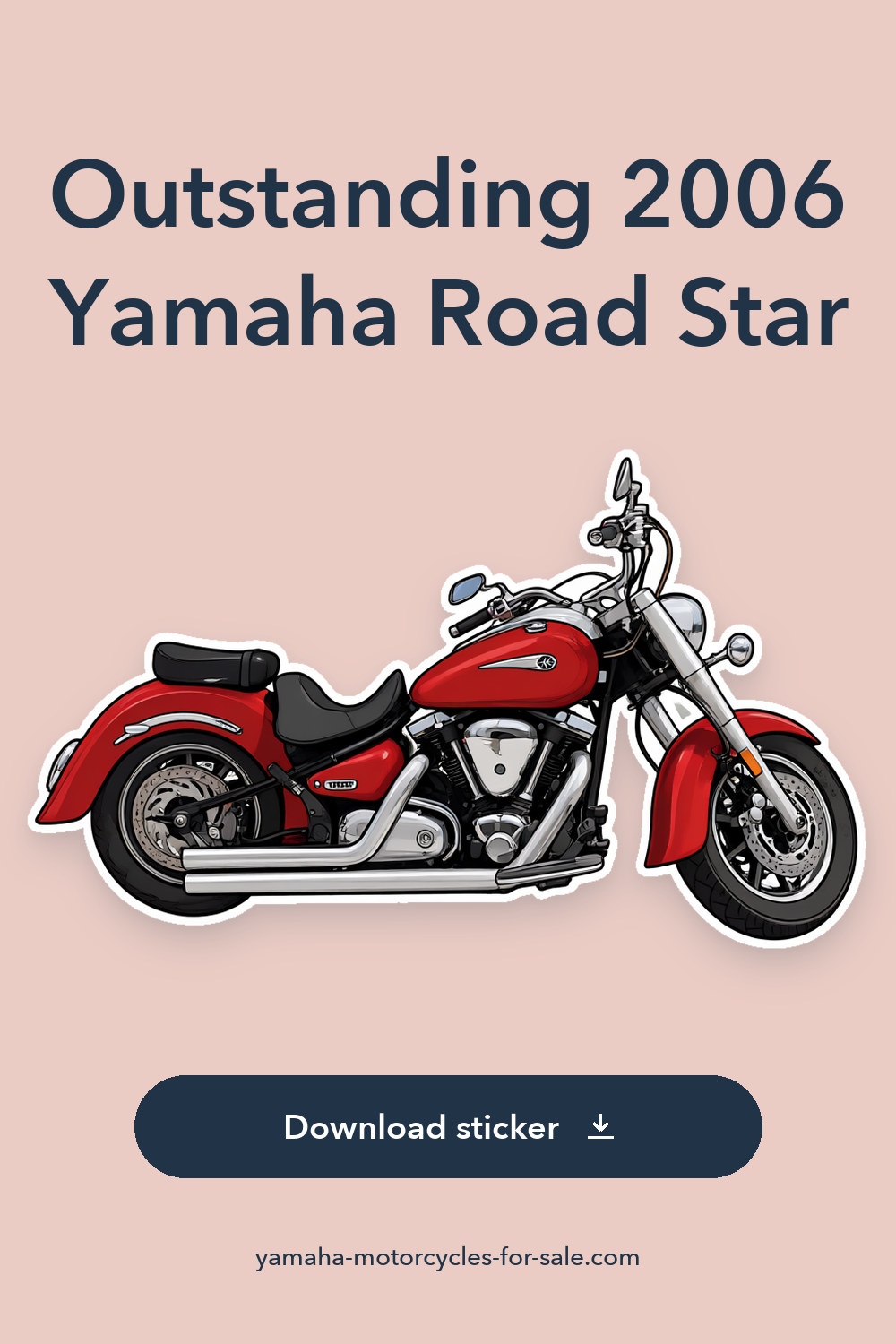 Outstanding 2006 Yamaha Road Star sticker preview