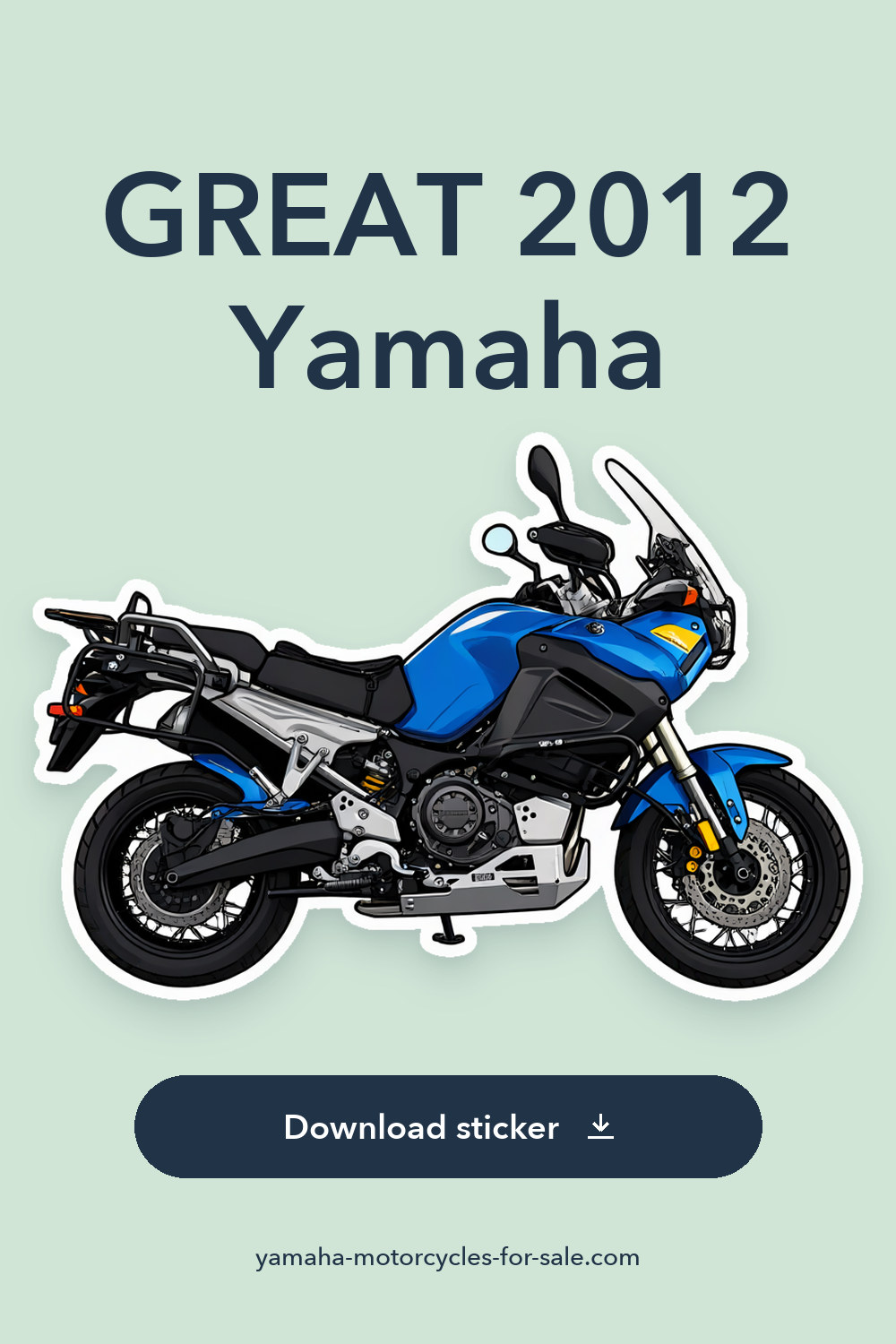 GREAT 2012 Yamaha sticker preview