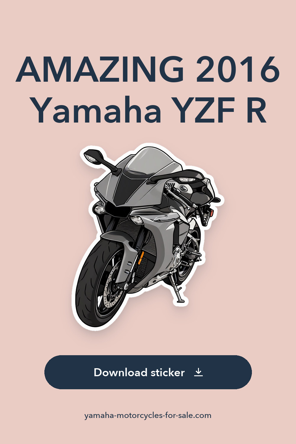 AMAZING 2016 Yamaha YZF R sticker preview