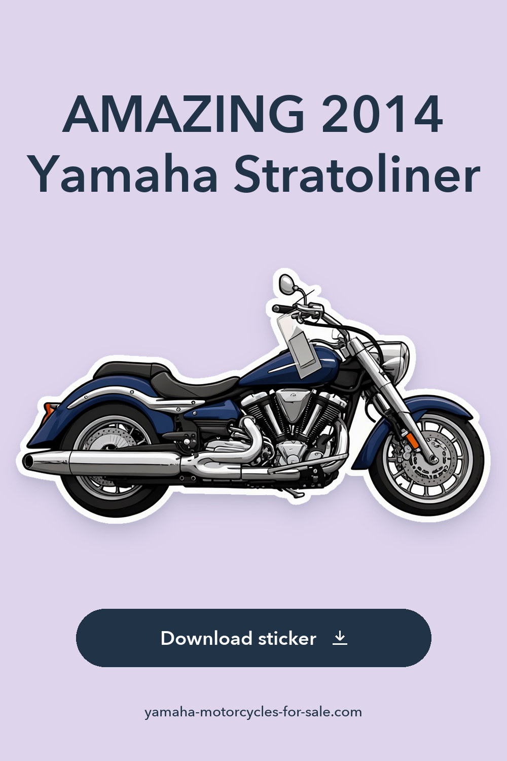 AMAZING 2014 Yamaha Stratoliner sticker preview