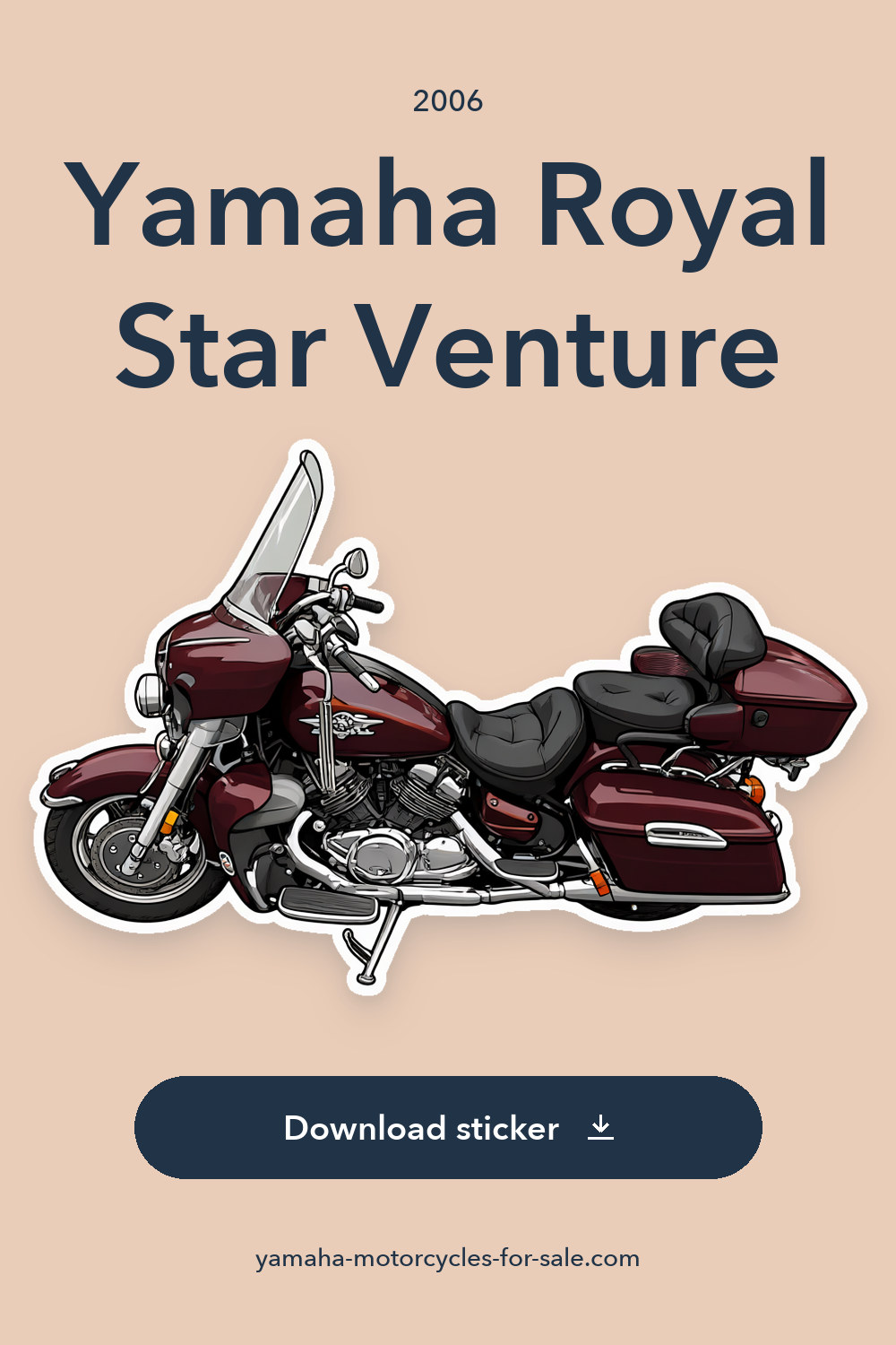 2006 Yamaha Royal Star Venture sticker preview