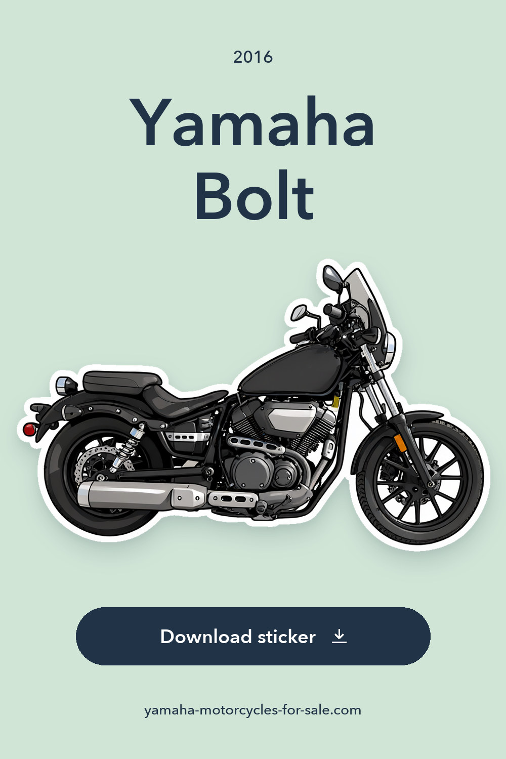 2016 Yamaha Bolt sticker preview