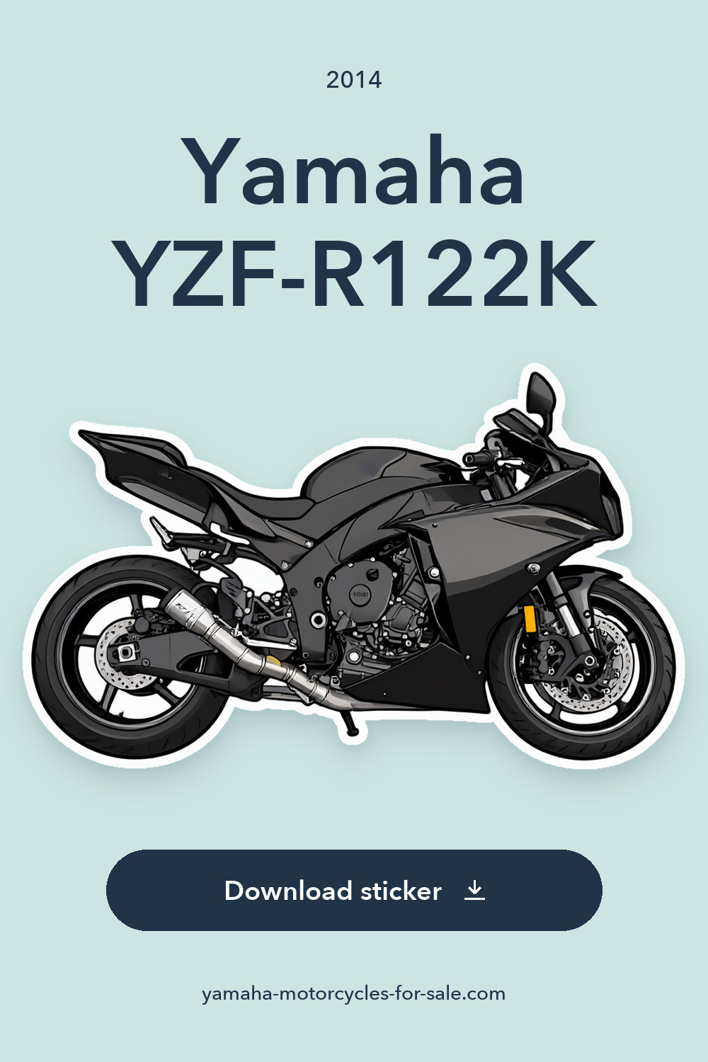 2014 Yamaha YZF-R122K sticker preview